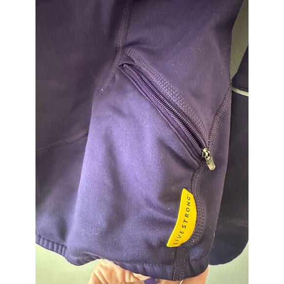 Nike Livestrong Jacket Women's XS Purple Full Zip Dri Fit Activewear Athleisure - Picture 7 of 8